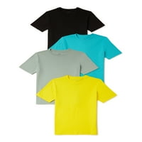 Уондър Нейшън Момчета Тениска С Къс Ръкав, 4-Пакет, Размери 4 - И Хъски