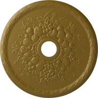 Екена Милуърк 5 8 од 5 8 ИД 5 8 п гроздов таван медальон, ръчно рисувано злато
