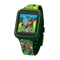 Джурасик свят Унисе дете Ин Тайм Смарт часовник със силиконова каишка в цвят Зелен
