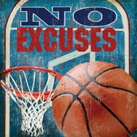 Опа Дейзи-Платно Стена Изкуство Без Извинения-Баскетбол От Лори Сийбърт
