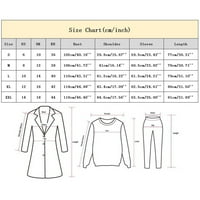 Якета за жени ежедневни бутони и джобни отпечатани жилетка официален костюм с дълги ръкави ревери бизнес офис палто блуза блейзър
