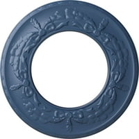 Екена мелница 1 4 од 1 8 ИД 7 8 п Салем таван медальон, ръчно изрисуван замък камък пращене