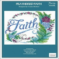 Въображаващ преброен комплект за кръстосани шевове 9.5 x8 -пернат вяра