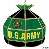 Търговска марка глобална американска армия 16 витраж Тифани лампа осветително тяло