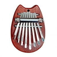 Manwang Mini Kalimba Key Thumb Piano изискано пръстово пиано преносимо за начинаещи деца възрастни, музикална марена с висулка