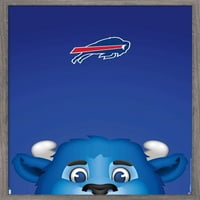 Buffalo Bills - S. Preston Mascot Billy Wall Poster, 14.725 22.375
