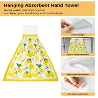 Плодове лимон жълт пасторален стил кухненска кърпа за кърпа силна абсорбираща кърпа за пране на кърпи за кърпичка кърпа