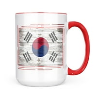 Neonblond знаме на дърво Южна Корея Подарък за любители на чай за кафе
