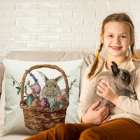 Fridja Великденски ден възглавница Спално бельо зайци възглавница за декорация на дома