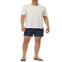 Уникални изгодни мъжки летни плажни шорти окото Подплата Шнур талията бански шорти