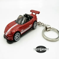„Mazda Miata Maroon Convlemable Car Rare Noventy Keychain 1: Diecast