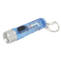 Ярко фенерче за ключодържатели, основни различни режими на осветление LED фенерче за пътуващи прозрачни, синьо, червено
