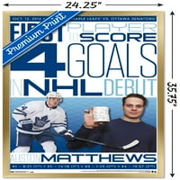 Toronto Maple Leafs - Austin Matthews History Wall Poster, 22.375 34