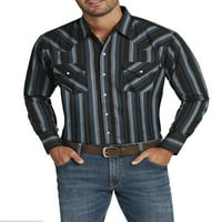 Ely Cattleman Men's Short Loweve Plaid Western риза